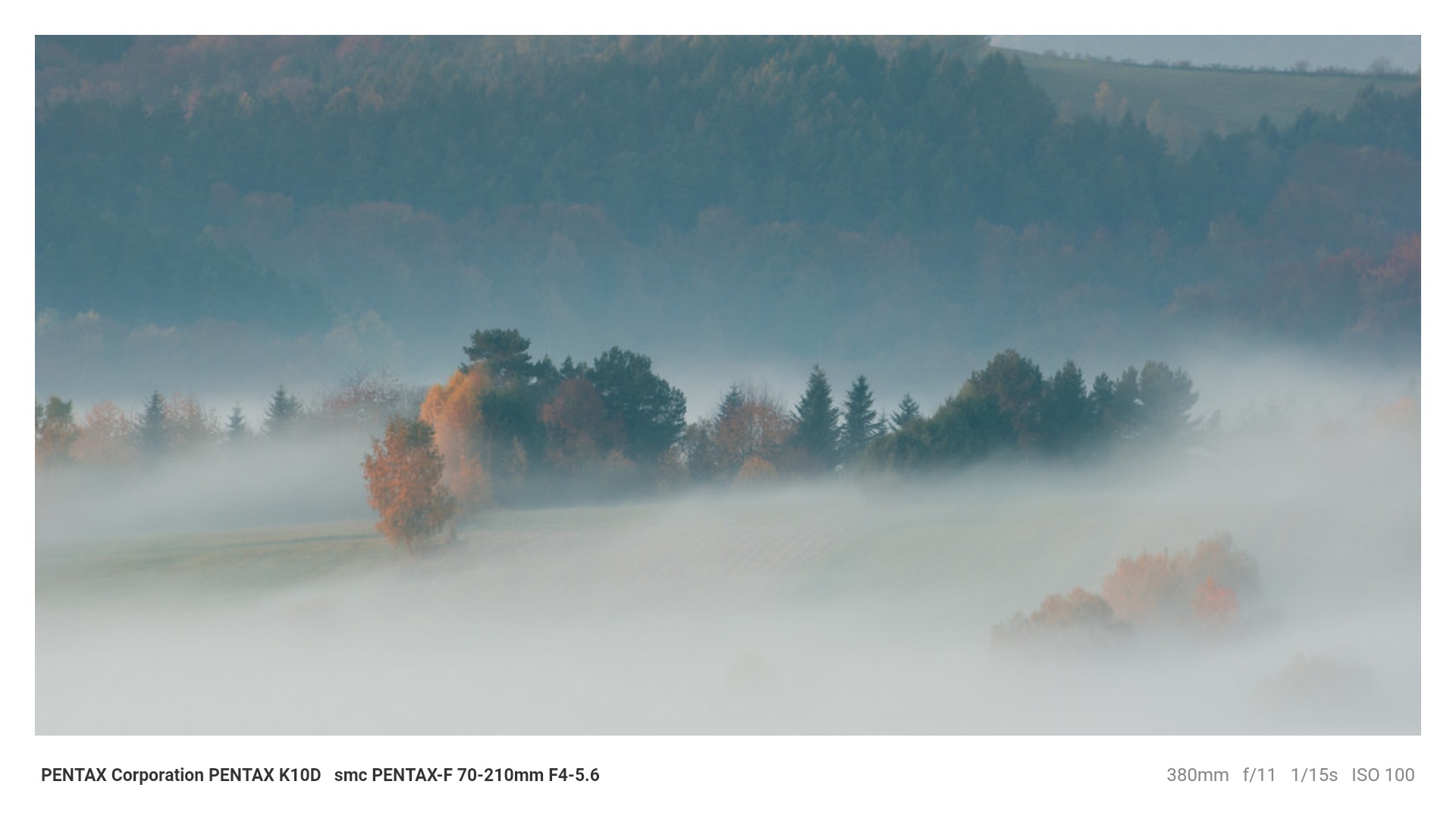 Foggy landscape - Gallery layout